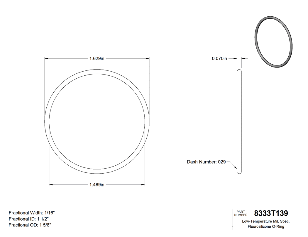 Technical drawing - 8333T139